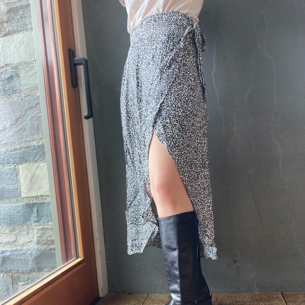 Cheetah Print Skirt, XS, American Eagle, 100% Viscose